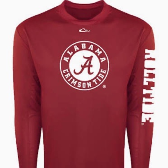 {DRAKE} Long Sleeve University of Alabama Shirt Medium - Picture 1 of 8